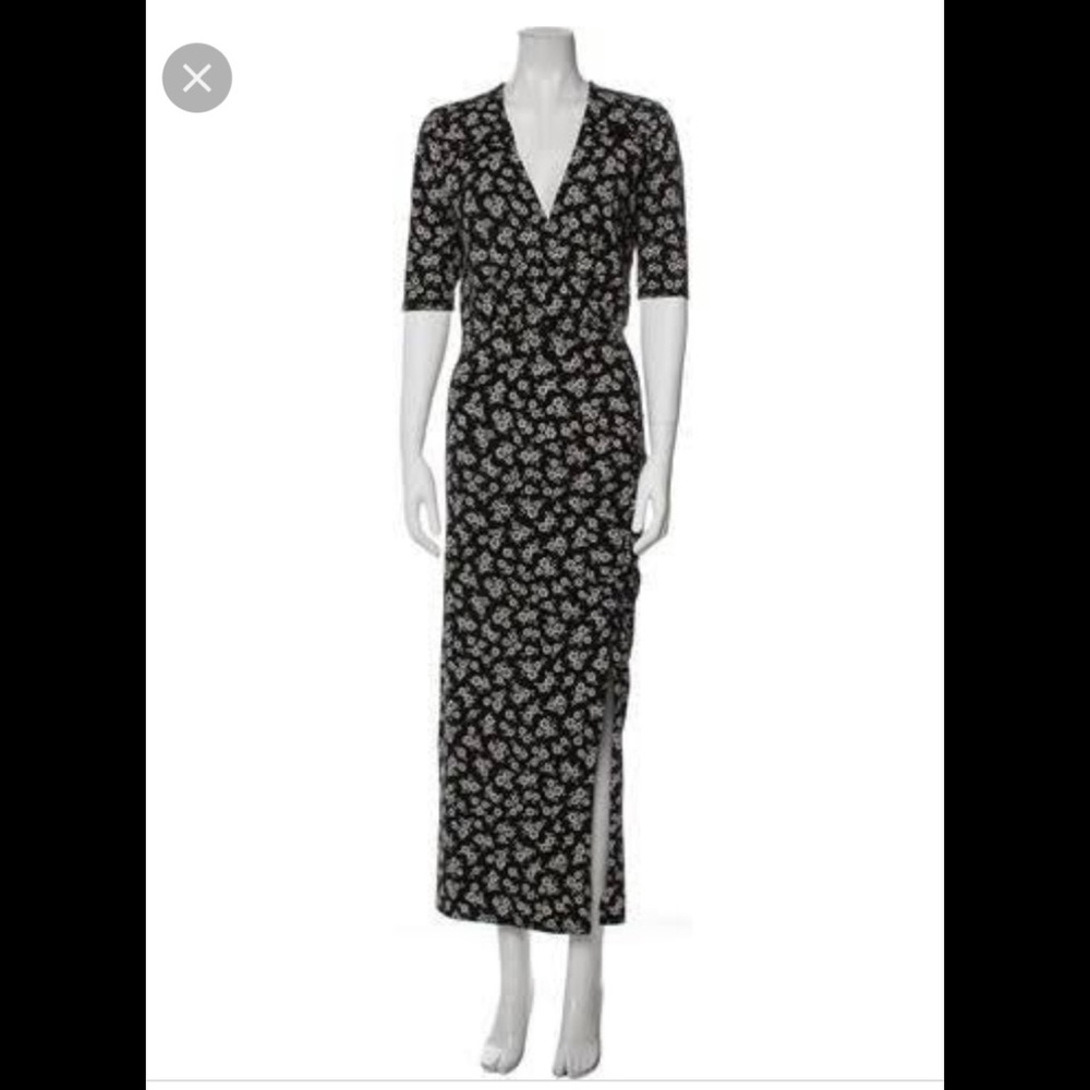 Floral black and white dress never been wear! New dress